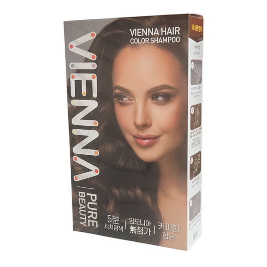 Vienna Pure Beauty Hair Dye Cover Gray Color Shampoo