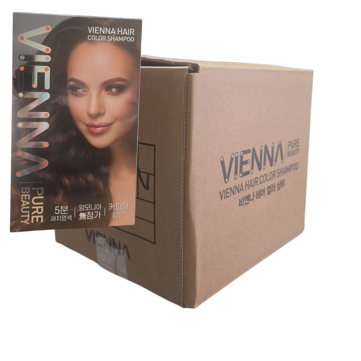 Vienna Pure Beauty Hair Dye Cover Gray Color Shampoo